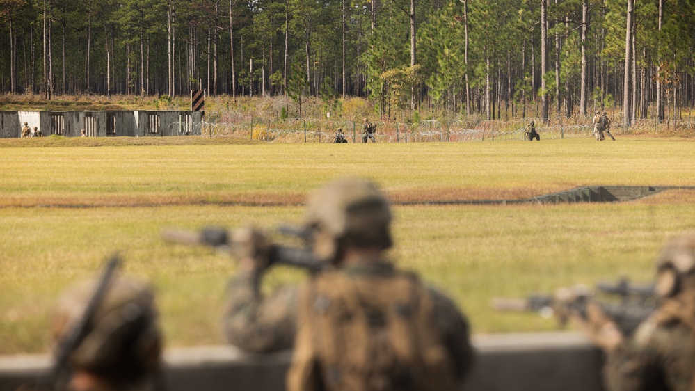 2nd  Marine Regiment MCCRE: Live Fire Attack Range