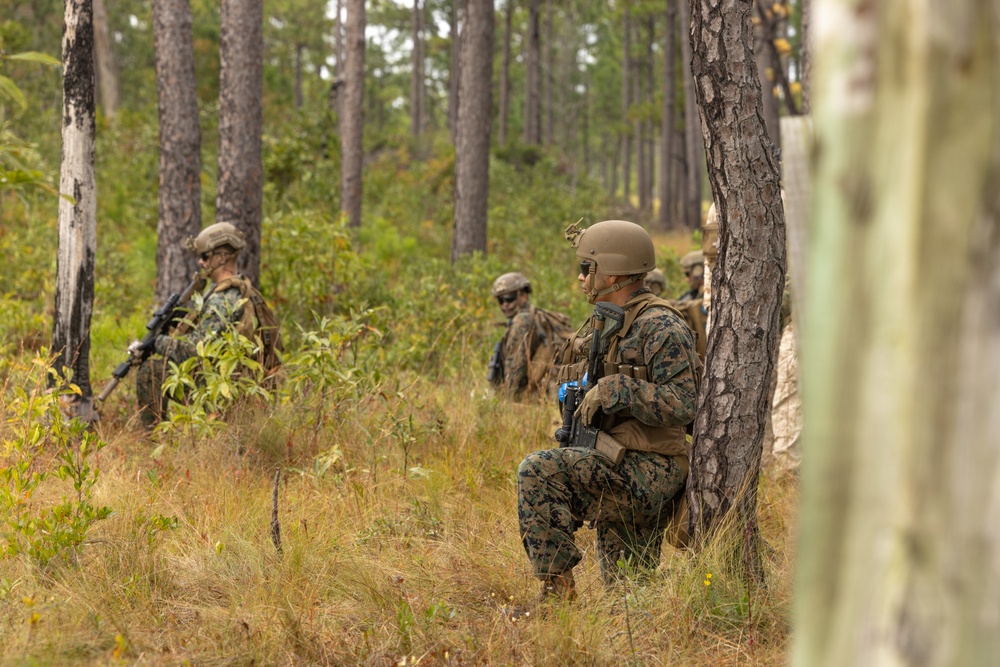2nd  Marine Regiment MCCRE: Live Fire Attack Range
