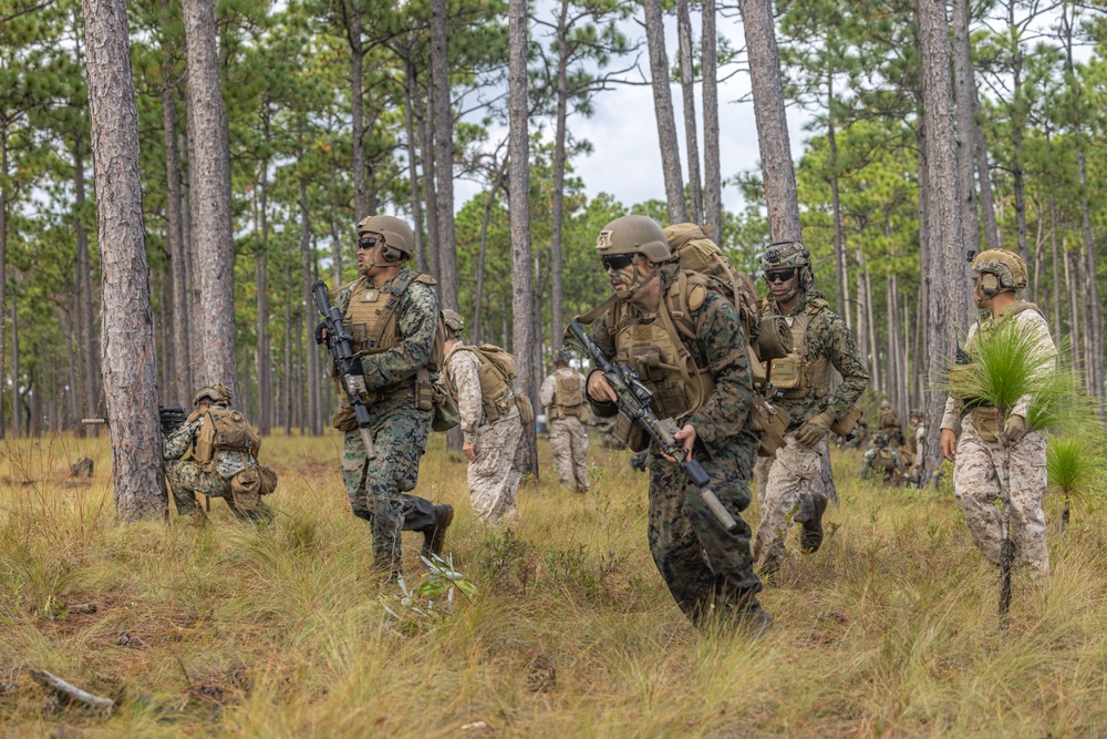 2nd  Marine Regiment MCCRE: Live Fire Attack Range