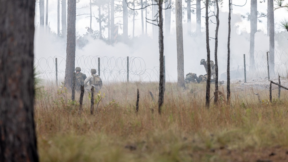 2nd  Marine Regiment MCCRE: Live Fire Attack Range