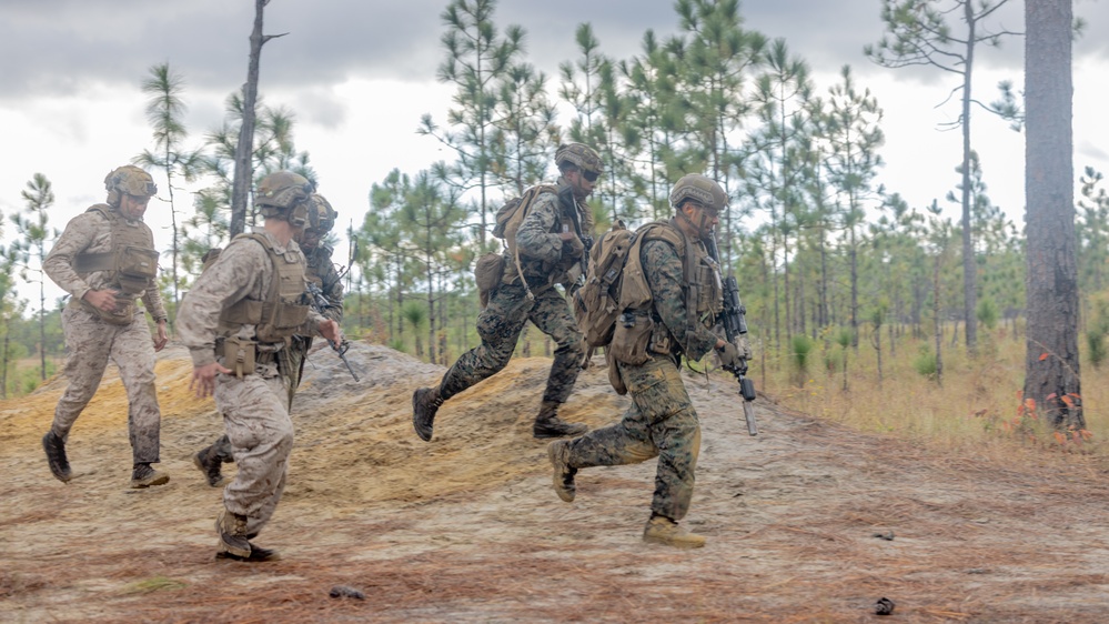 2nd  Marine Regiment MCCRE: Live Fire Attack Range