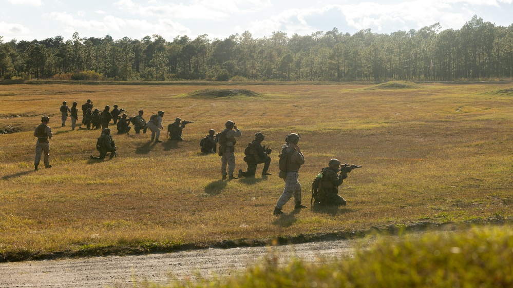 2nd  Marine Regiment MCCRE: Live Fire Attack Range