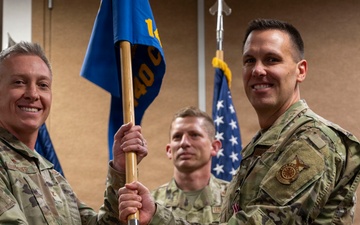 140th Civil Engineering Squadron change of command