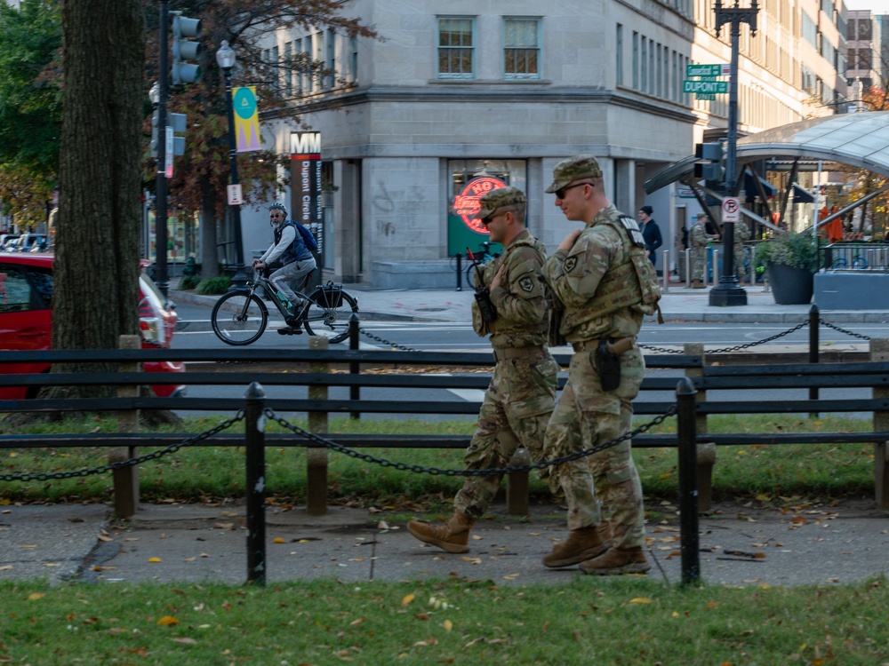 JTF - DC members continue presence patrols