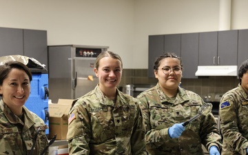 AKOM members feed teammates during Operation Halong Response