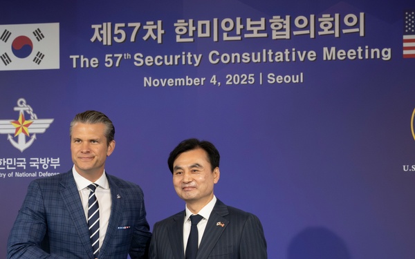 SW Hegseth Visits ROK Ministry of Defense, Camp Humphreys
