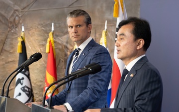SW Hegseth Visits ROK Ministry of Defense, Camp Humphreys