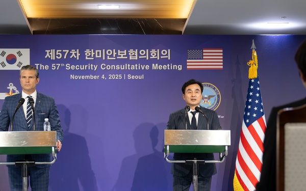 SW Hegseth Visits ROK Ministry of Defense, Camp Humphreys