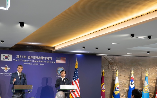 SW Hegseth Visits ROK Ministry of Defense, Camp Humphreys