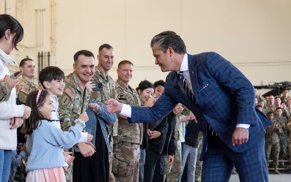 SW Hegseth Visits ROK Ministry of Defense, Camp Humphreys