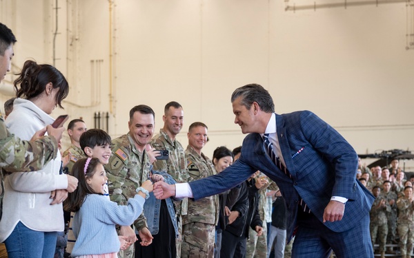 SW Hegseth Visits ROK Ministry of Defense, Camp Humphreys