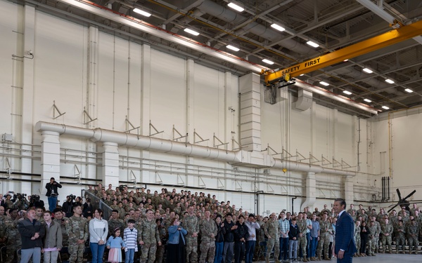 SW Hegseth Visits ROK Ministry of Defense, Camp Humphreys