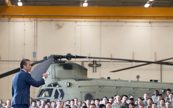 SW Hegseth Visits ROK Ministry of Defense, Camp Humphreys