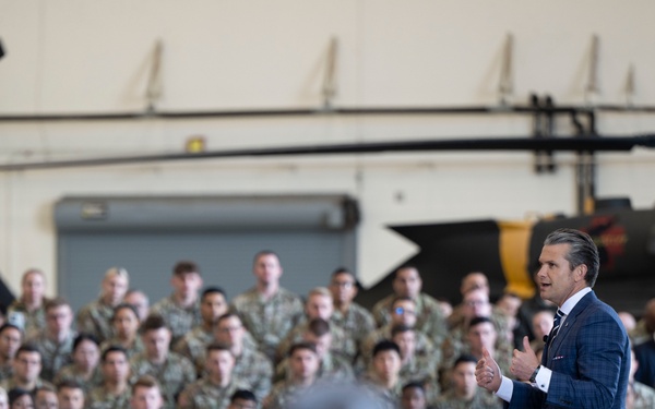 SW Hegseth Visits ROK Ministry of Defense, Camp Humphreys