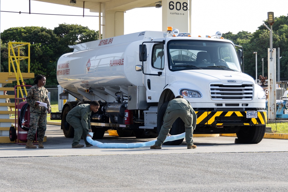 Simulated Fuel Spill Response