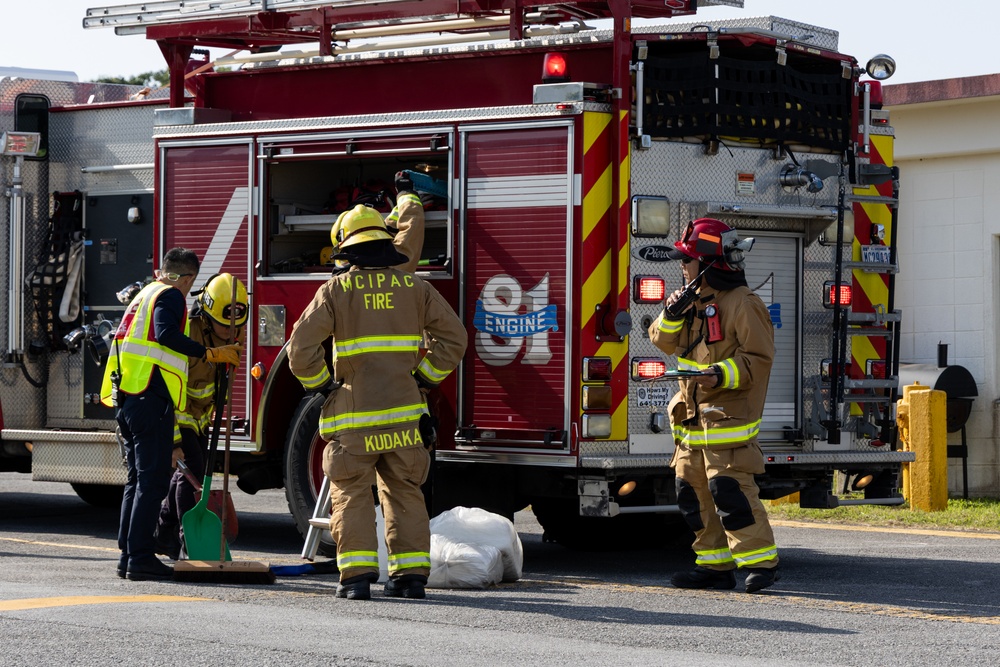 Simulated Fuel Spill Response