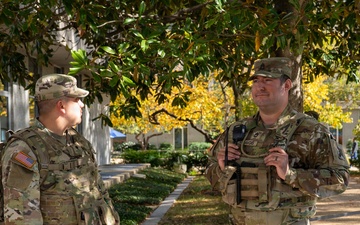 Soldiers provide a presence patrol in Georgetown