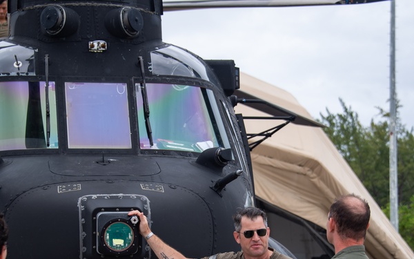 160th SOAR conducts a morale flight for service members stationed in Diego Garcia