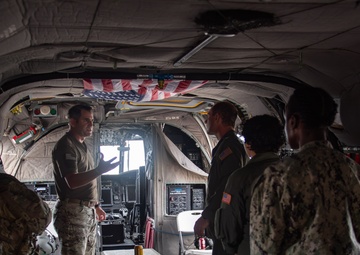 160th SOAR conducts a morale flight for service members stationed in Diego Garcia