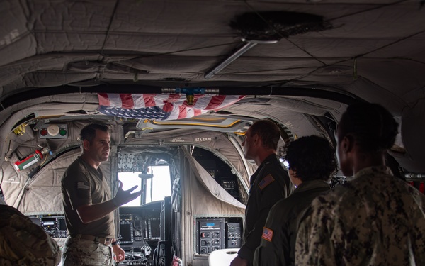 160th SOAR conducts a morale flight for service members stationed in Diego Garcia