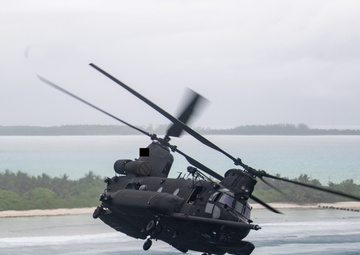 160th SOAR conducts a morale flight for service members stationed in Diego Garcia