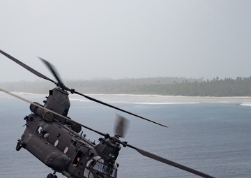 160th SOAR conducts a morale flight for service members stationed in Diego Garcia