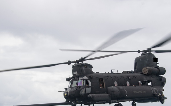 160th SOAR conducts a morale flight for service members stationed in Diego Garcia