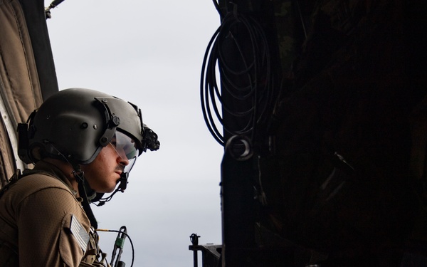 160th SOAR conducts a morale flight for service members stationed in Diego Garcia