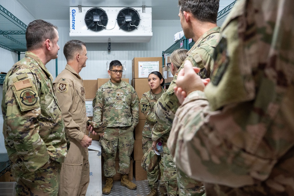 AFCENT surgeon general hosts symposium, tours facilities