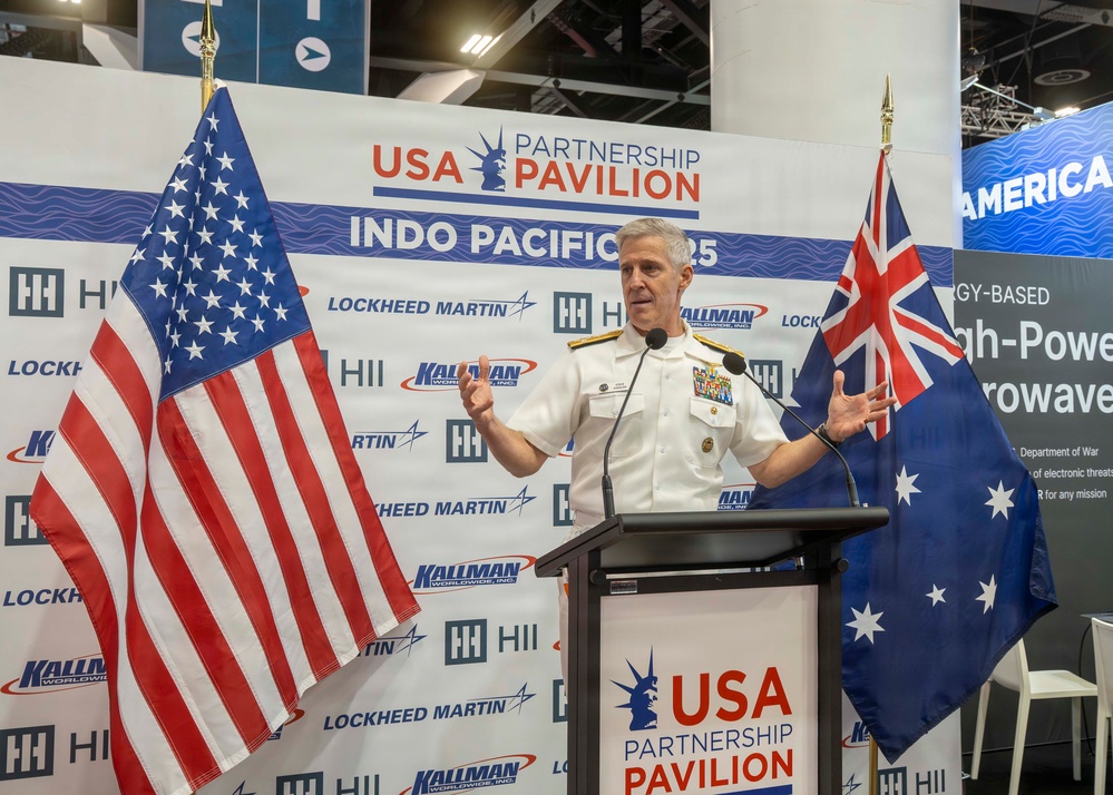 Adm. Steve Koehler, commander, U.S. Pacific Fleet, attends the Royal Australian Navy Indo-Pacific Sea Power Conference 2025