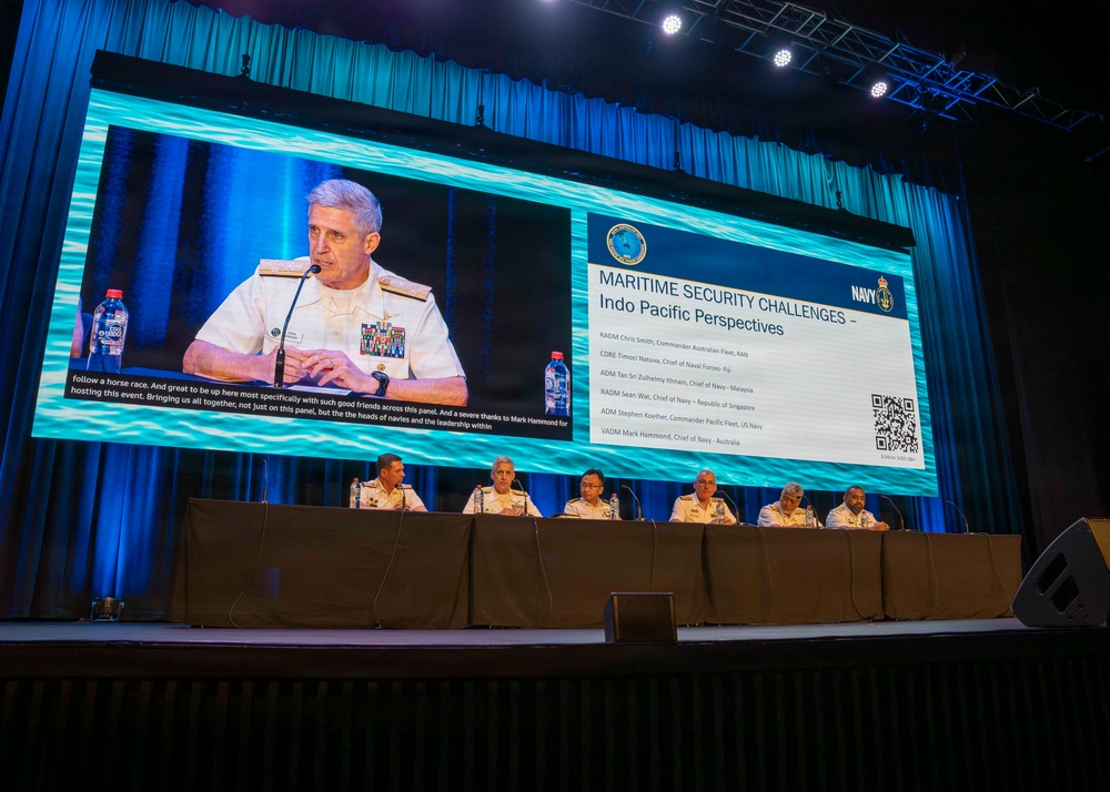 Adm. Steve Koehler, commander, U.S. Pacific Fleet, attends the Royal Australian Navy Indo-Pacific Sea Power Conference 2025