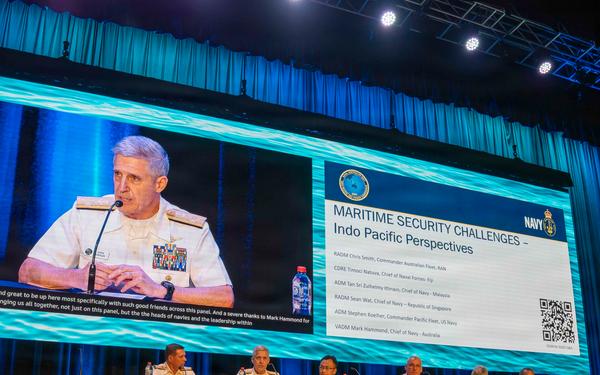Adm. Steve Koehler, commander, U.S. Pacific Fleet, attends the Royal Australian Navy Indo-Pacific Sea Power Conference 2025