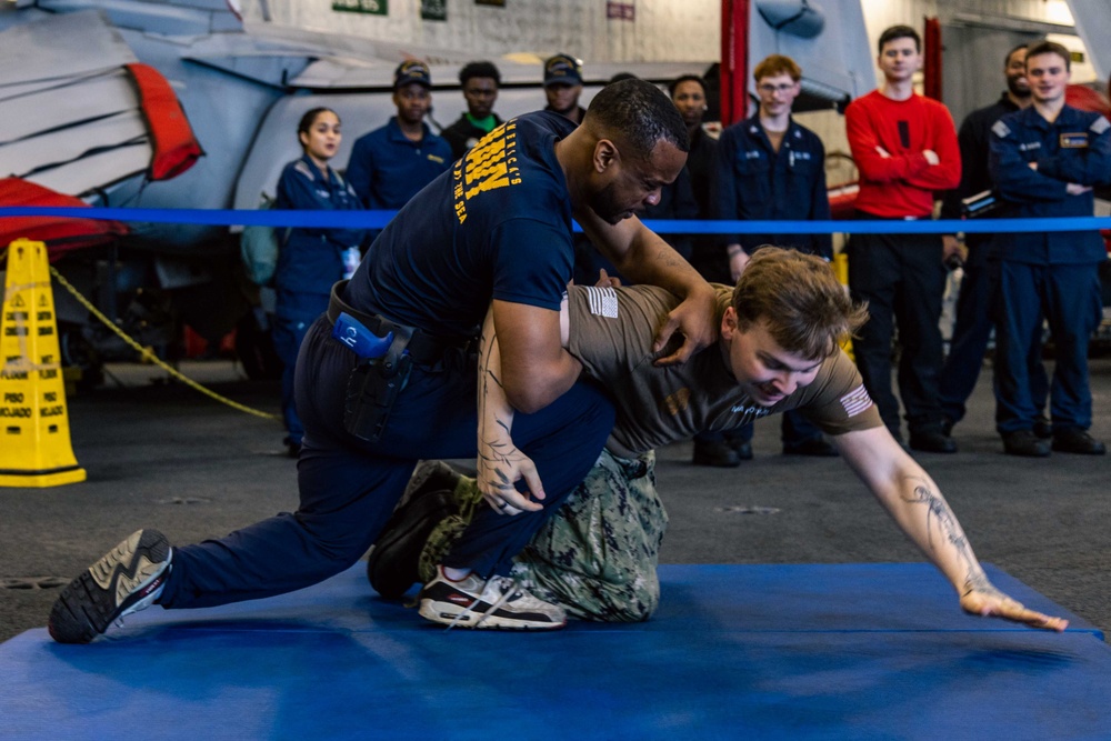 USS Gerald R. Ford (CVN 78) Security Drill