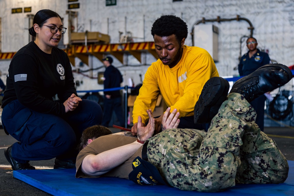 USS Gerald R. Ford (CVN 78) Security Drill