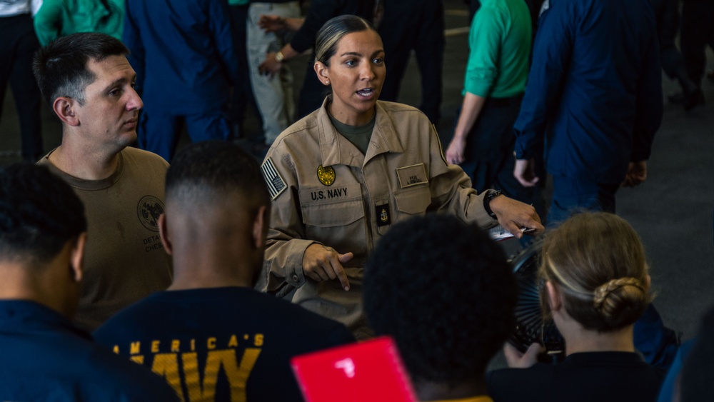 USS Gerald R. Ford (CVN 78) Security Drill