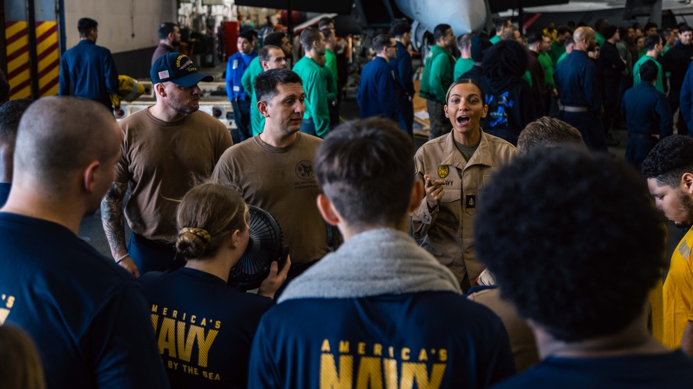 USS Gerald R. Ford (CVN 78) Security Drill