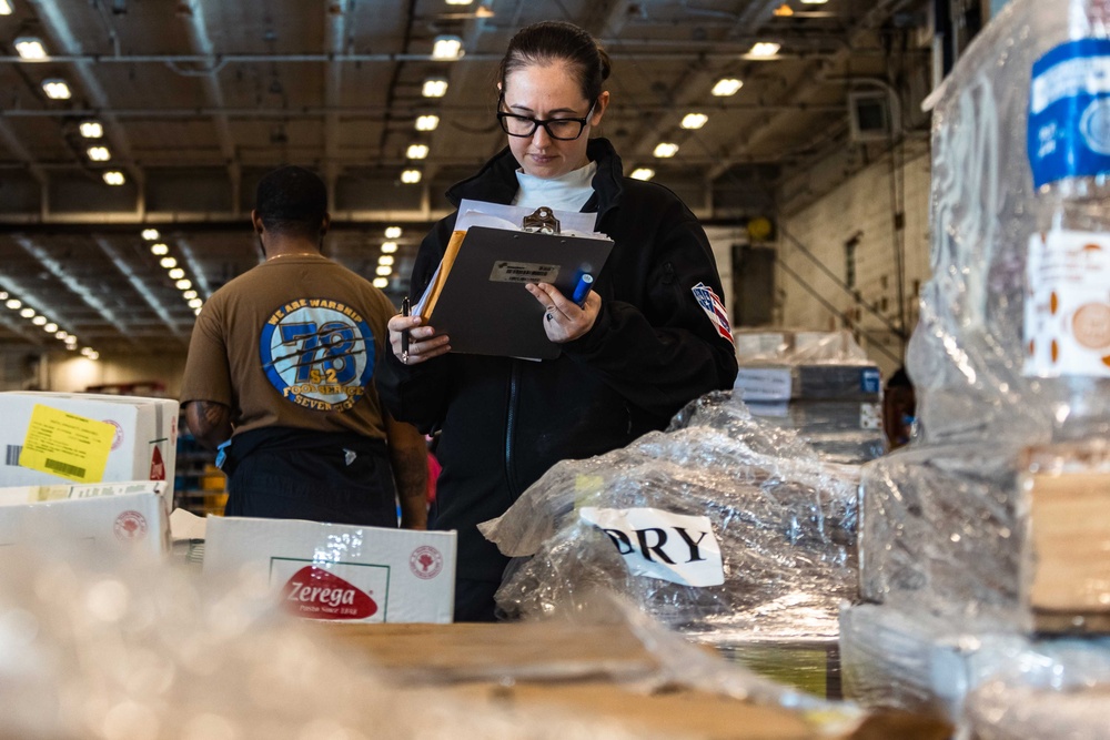 USS Gerald R. Ford (CVN 78) Replenishment-at-Sea