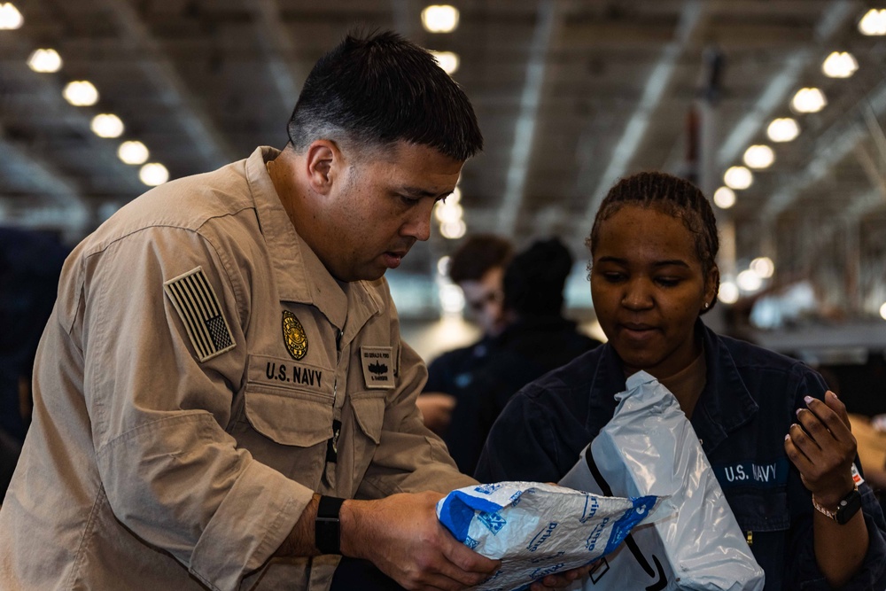 USS Gerald R. Ford (CVN 78) Replenishment-at-Sea