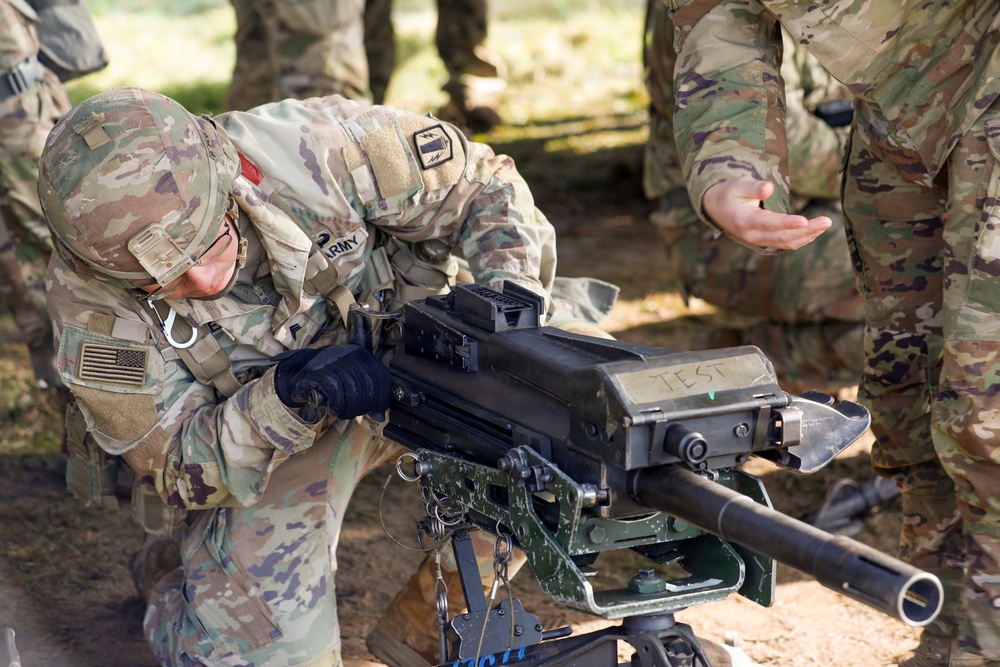 Soldiers Sharpening Skills for E3B