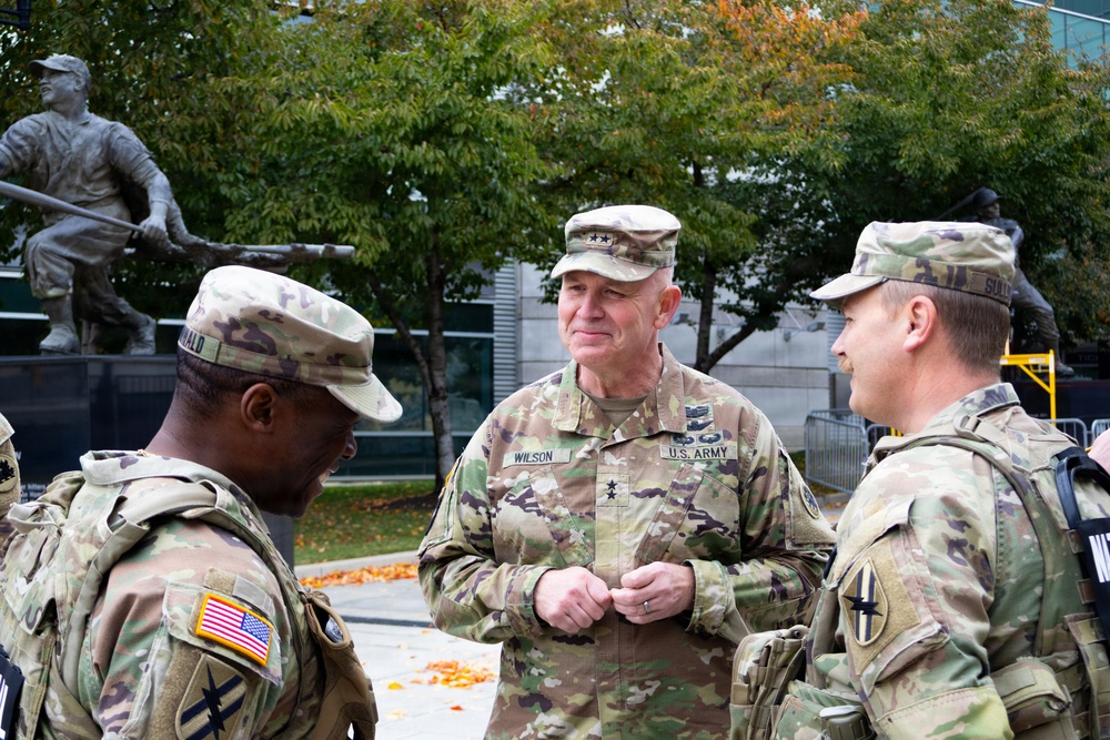 JTF D.C. GA TAG Visit's GA National Guard Soldiers