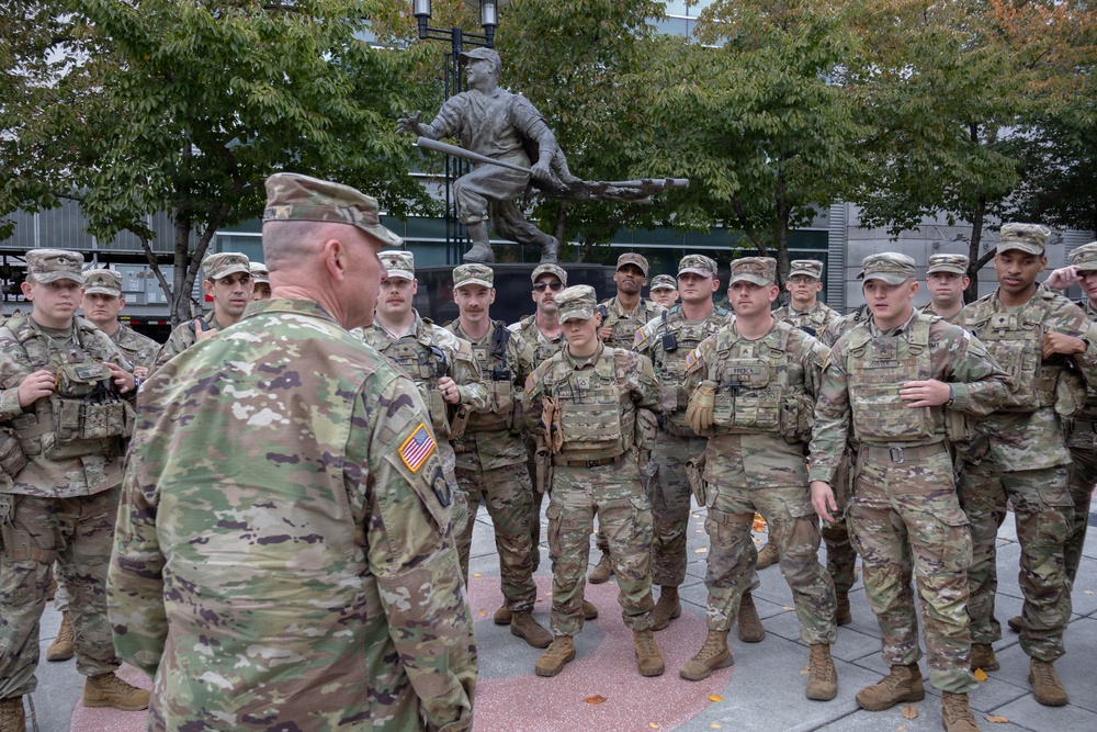 JTF D.C. GA TAG Visit's GA National Guard Soldiers