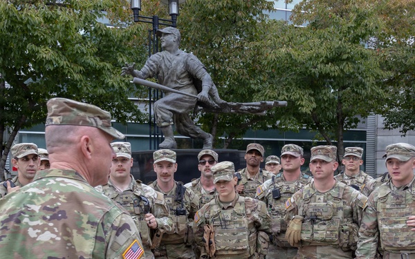 JTF D.C. GA TAG Visit's GA National Guard Soldiers