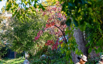 Rock Creek Park cleanup Behind the historic Old Stone House