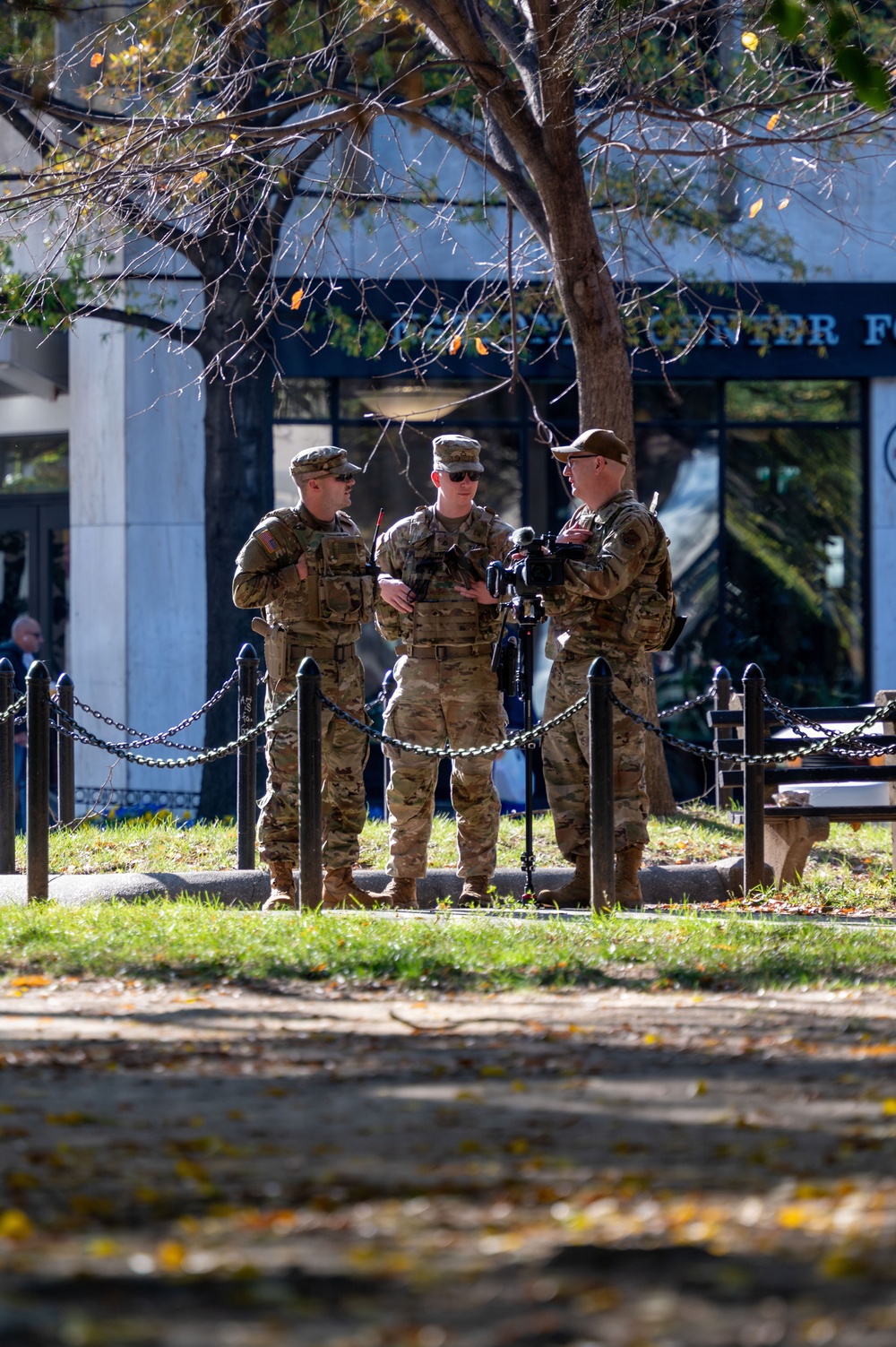W.Va. National Guard patrol Dupont Circle in Washington D.C.