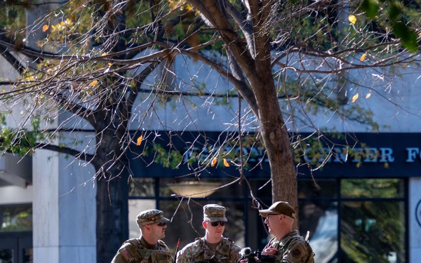 W.Va. National Guard patrol Dupont Circle in Washington D.C.