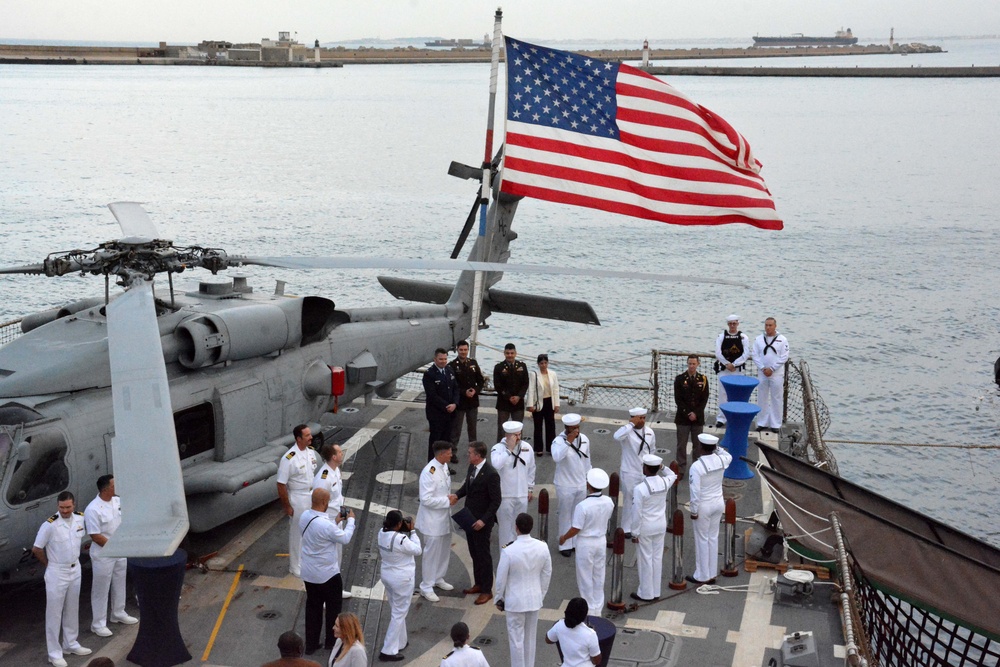 USS Roosevelt (DDG 80) Hosts a Reception in Algiers, Algeria