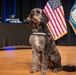 K9 Sits During a National Police Week Tribute Ceremony