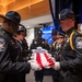 Flag-folding during the National Police Week Tribute Ceremony