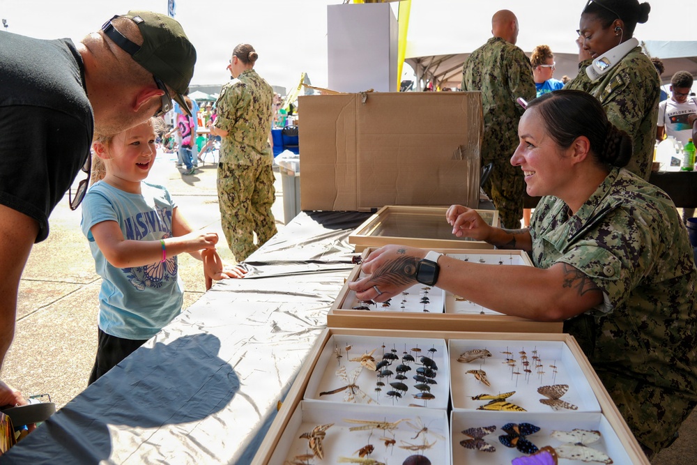 Navy and Marine Corps Force Health Protection Command and Navy Environmental and Preventive Medicine Unit TWO Staff Engage Future Innovators at Naval Air Station Oceana Airshow Science, Technology, Engineering, and Mathematics Event