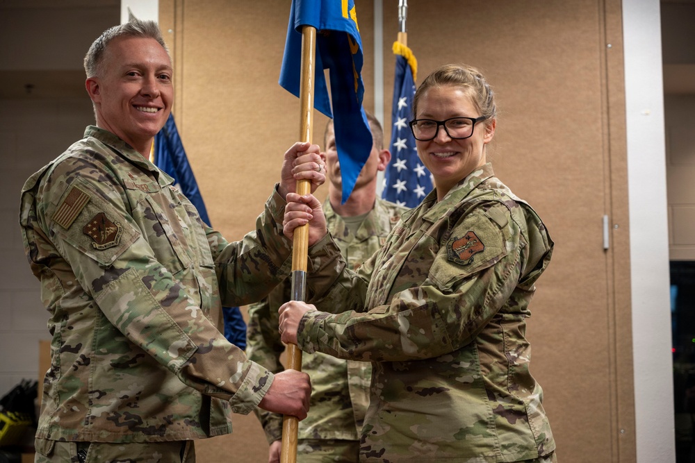 140th Civil Engineering Squadron change of command